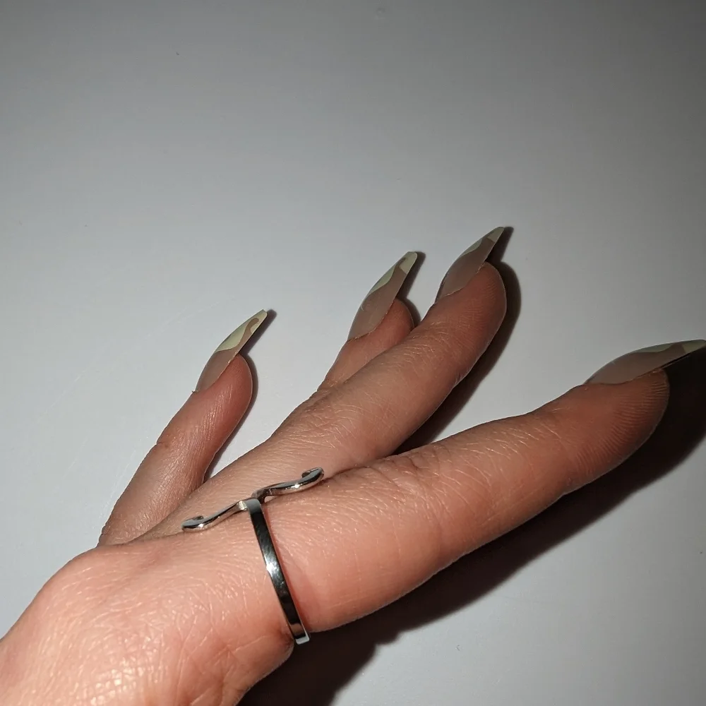 Heart open adjustable ring - Picture 7 of 13